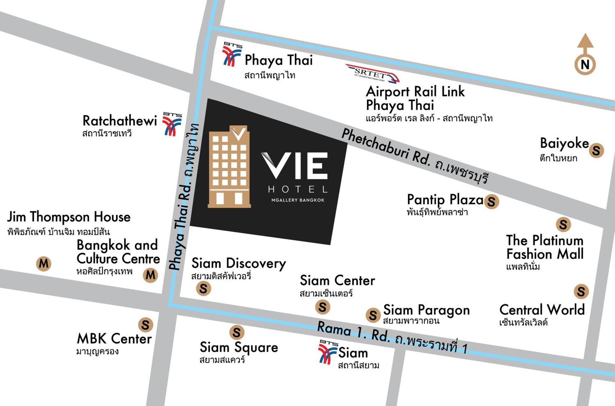 Vie Hotel Bangkok, Mgallery Kültér fotó Location of VIE Hotel